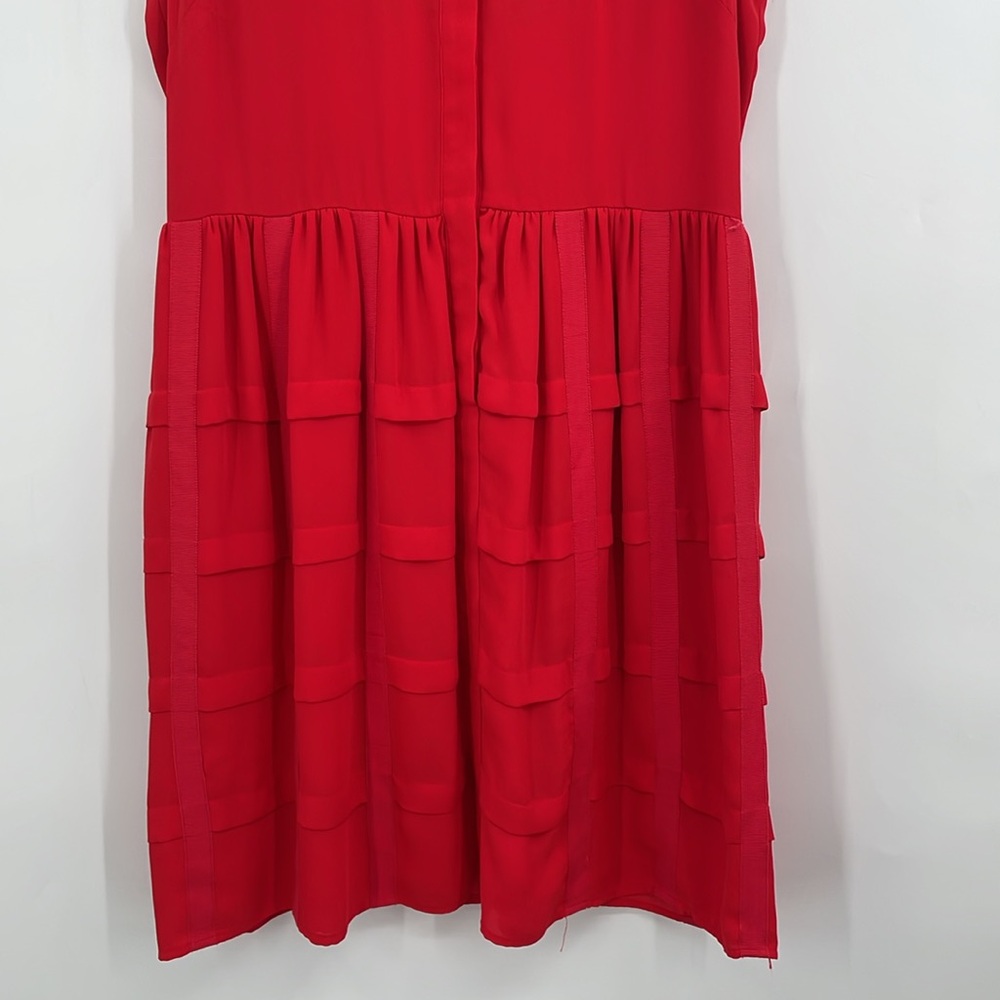 Anthropologie Red Dress - Picture 4 of 12